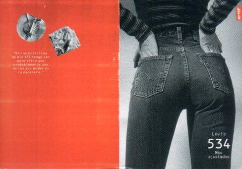 POSTAL PV01338: Publicidad Levi's 534