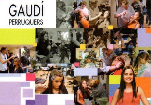 POSTAL PV01341: Publicidad Gaudi Perruquers
