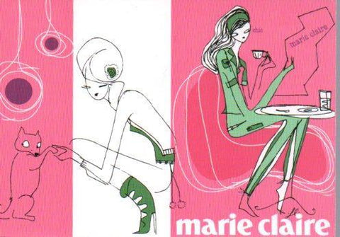 POSTAL PV01343: Publicidad Marie Claire