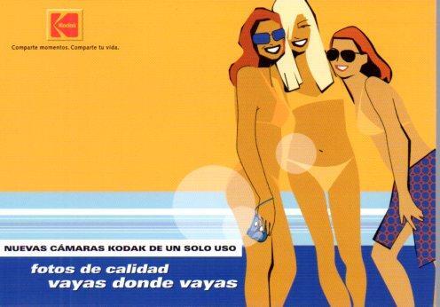 POSTAL PV01344: Publicidad Camaras Kodak