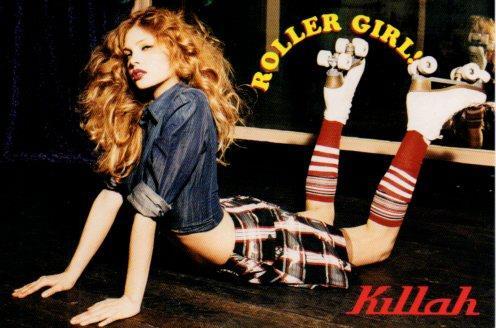 POSTAL PV01355: Publicidad Killah roller girl