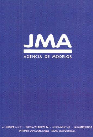 POSTAL PV01325: Publicidad JMA agencia de modelos Barcelona