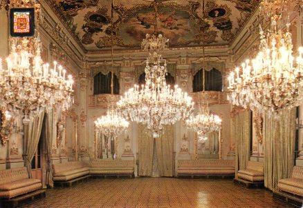 POSTAL PV00581: Sala de baile del casino de Murcia