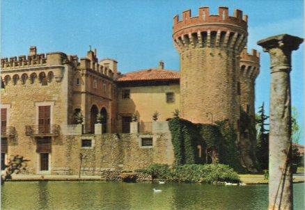 POSTAL PV00582: Vista del Castillo de Perelada