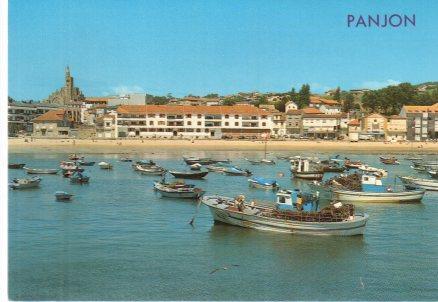 POSTAL PV00587: Vista de la playa de Panjon