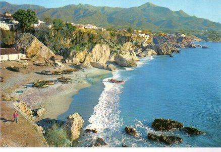 POSTAL PV00574: Playa de Calahonda en Nerja