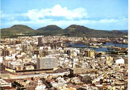 POSTAL PV00596: Vista panoramica del Puerto de la Luz en Las Palmas