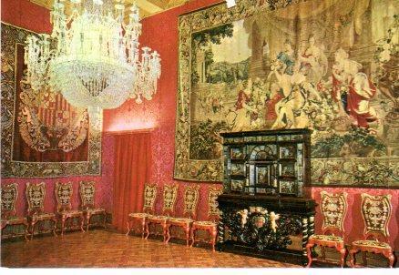 POSTAL PV00550: Salon tapices del Castillo de Perelada