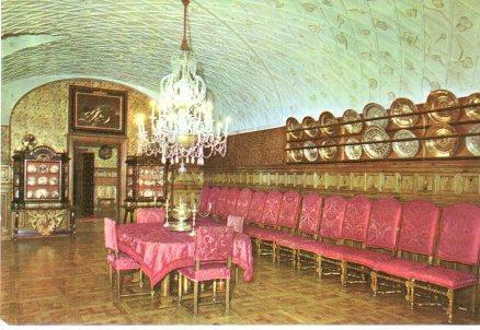 POSTAL PV00552: Comedor del Castillo de Perelada