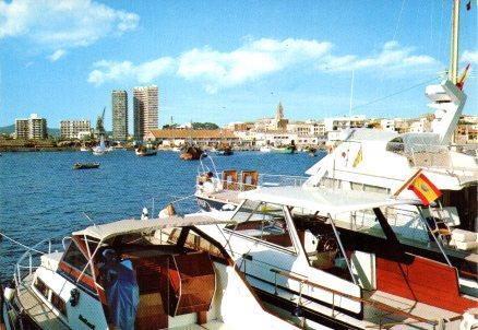 POSTAL PV00561: Yates en el puerto de Palamos