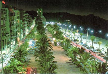 POSTAL PV00570: Paseo iluminado de Lloret de Mar