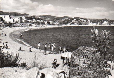 POSTAL PV00606: Playa de Lloret de Mar vista parcial