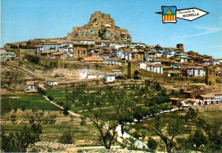 POSTAL PV00654: Vista general de Morella, Alicante