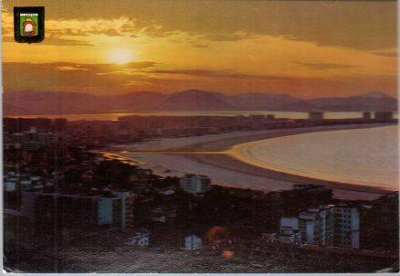 POSTAL PV00655: Puesta de sol desde El Risco en Laredo