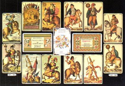 POSTAL PV00666: Baraja española goyesca
