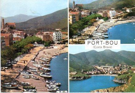 POSTAL PV00613: Vistas varias de Portbou