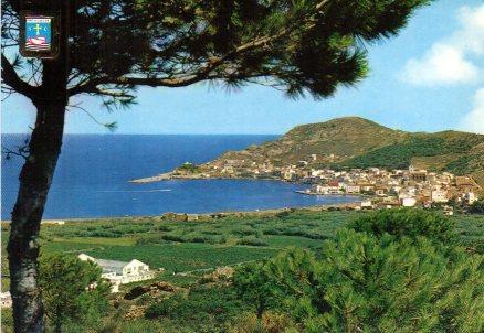 POSTAL PV00615: Vista de Port de la Selva desde una colina