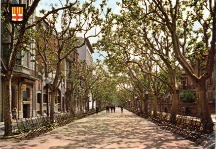 POSTAL PV00638: Passeig Pedro III en Manresa