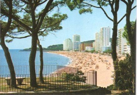 POSTAL PV00540: Vista de la playa de Playa de Aro