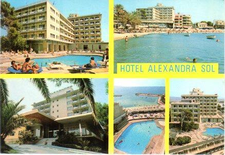 POSTAL PV00633: Hotel Alexandra Sol en Cala Estancia, Mallorca