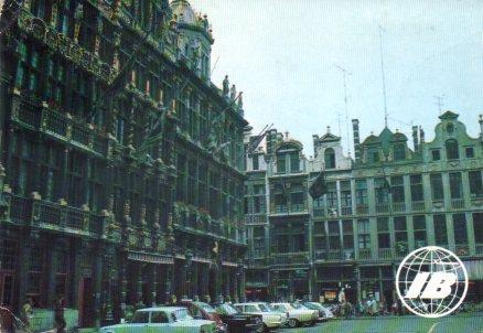 POSTAL PV00629: Plaza en Bruselas, Belgica