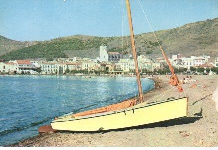 POSTAL PV00440: Barca en la playa de Portbou
