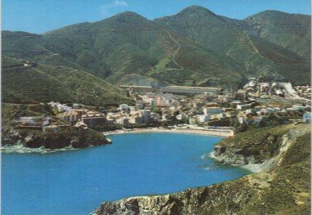 POSTAL PV00443: Vista frontal de Portbou