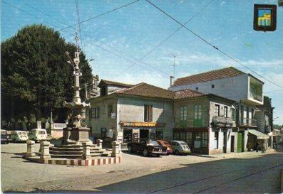 POSTAL PV00411: Fuente del Cristo en Porriño, Pontevedra