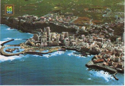 POSTAL PV00425: Vista parcial aerea del Puerto de la Cruz