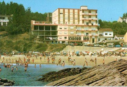 POSTAL PV00674: Hostal Altariño en playa Caneliñas, Portonovo