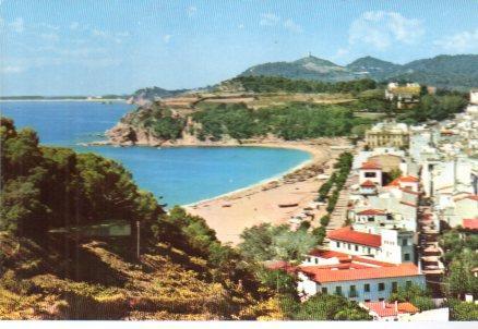 POSTAL PV00520: La arenosa playa de Lloret de Mar