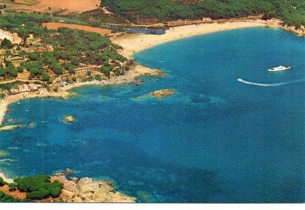 POSTAL PV00850: Vista aerea playa de Castell en Palamos
