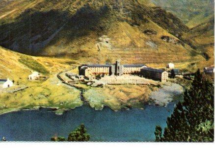 POSTAL PV00853: Vista aerea del Santuario de Nuria