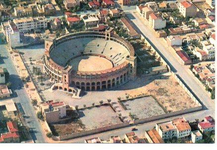 POSTAL PV00860: Vista aerea plaza de toros de Mallorca