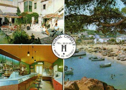 POSTAL PV00872: Hostal Cypsele en Palafrugell