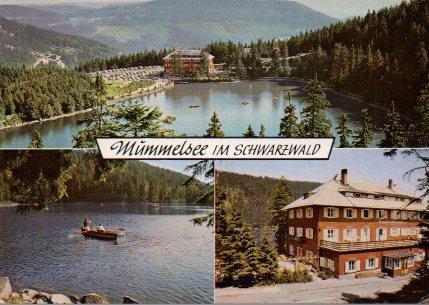 POSTAL PV00879: Berghotel Mummelsee en Alemania