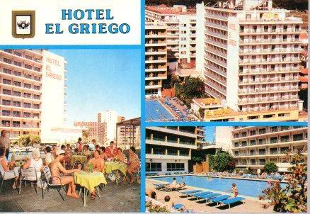 POSTAL PV00820: Hotel El Griego en Torremolinos