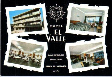 POSTAL PV00827: Hotel El Valle, Palma de Mallorca