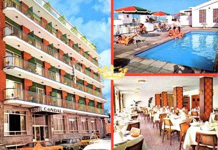 POSTAL PV00837: Hotel Condal en Benidorm