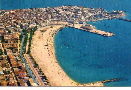 POSTAL PV00845: Vista aerea de la bahia de Palamos