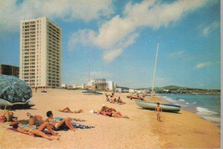 POSTAL PV00928: Sun Tower y playa en Playa de Aro