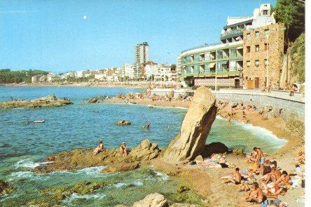 POSTAL PV00917: Roca Cavall Bernat en Lloret de Mar