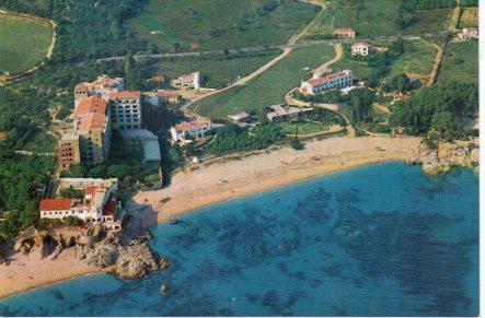 POSTAL PV00915: Vista aerea parcial playa de Playa d'Aro