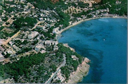 POSTAL PV00912: Panoramica aerea de la costa de Mallorca