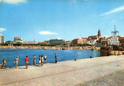 POSTAL PV00713: Palamos vista parcial desde el muelle 