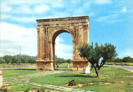 POSTAL PV00714: Arco de Bara, Tarragona. Publicidad Martinez y Cia