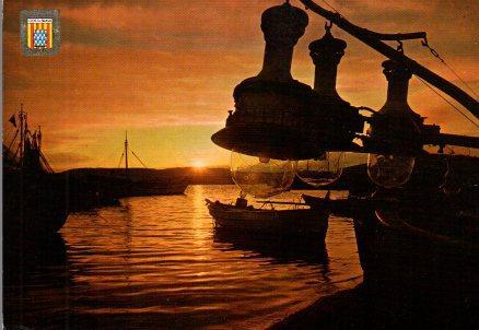 POSTAL PV00719: Barcas al atardecer en la Costa Brava