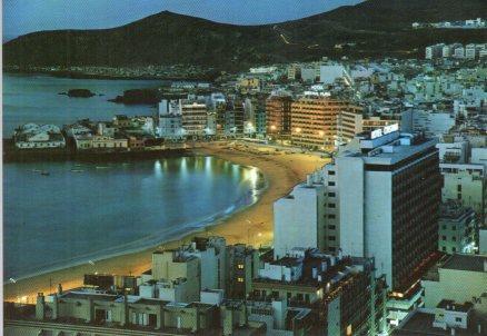 POSTAL PV00726: Hoteles en Playa de Las Canteras, Las Palmas