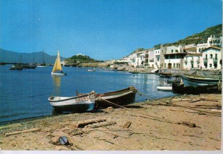 POSTAL PV00712: Barcas en la playa de Port de la Selva