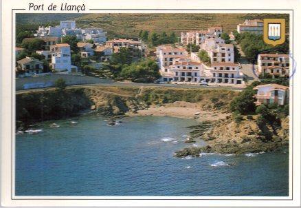 POSTAL PV00742: Port de Llança vista aerea